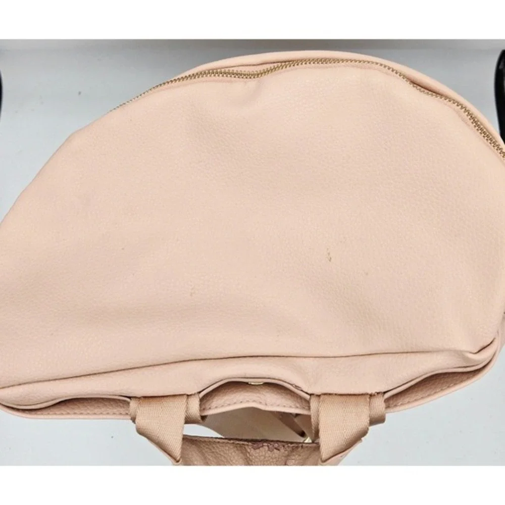 Fawn Design Diaper Bag Backpack Convertible‎ Blush Pink Gold Hardware